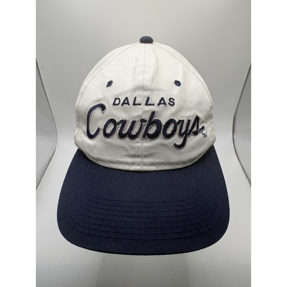 Dallas Cowboys Vintage 90s Snapback Hat Sports Specialties Twill Script NFL